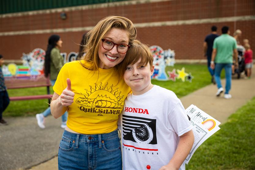 People enjoy back to school night